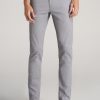 Men American Tall Pants + Chinos | Carman Tapered Chinos In Pants For Tall Men Pebble Grey