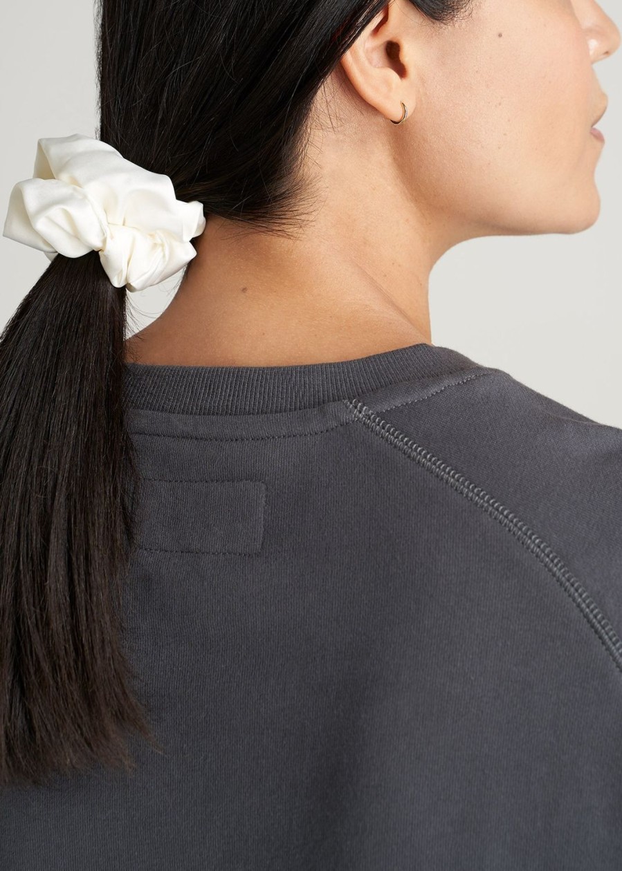 Women American Tall Other Accessories | Women'S Tall Scrunchie In Cloud White