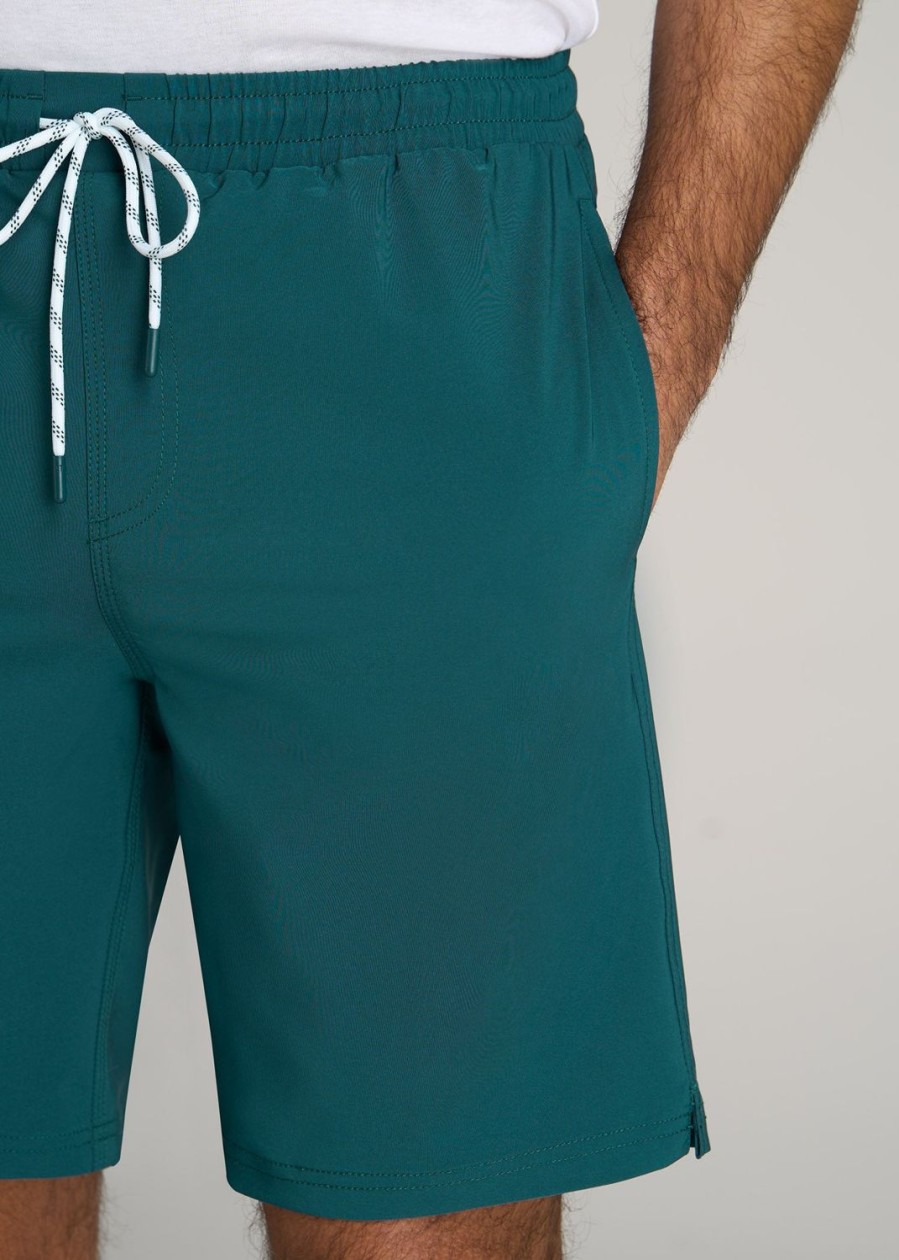 Men American Tall Shorts | Swim Shorts For Tall Men In Dark Teal