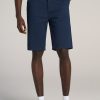 Men American Tall Shorts | Chino Shorts For Tall Men In Marine Navy