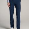 Men American Tall Pants + Chinos | Performance Tapered-Fit Chino Pants For Tall Men In Marine Navy