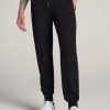 Men American Tall Athletic Pants | Wearever French Terry Men'S Tall Joggers In Black