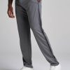 Men American Tall Athletic Pants | Athletic Stripe Pants For Tall Men In Grey-Black Stripe Grey / Black Stripe