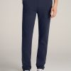 Men American Tall Athletic Pants | Wearever French Terry Sweatpants For Tall Men In Navy