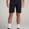 Men American Tall Shorts | A.T. Performance Engineered Athletic Shorts For Tall Men In Black