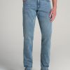 Men American Tall Jeans | Carman Tapered Jeans For Tall Men In Vintage Faded Blue