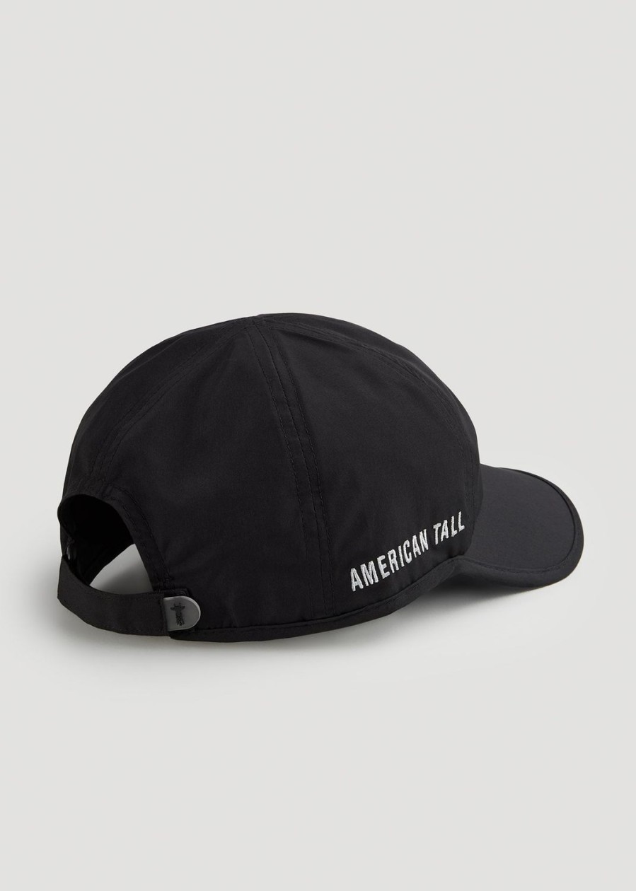 Men American Tall Other Accessories | Tall Lightweight Performance Hat In Black