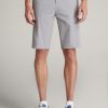 Men American Tall Shorts | Premium Hybrid Shorts For Tall Men In Night Owl Grey