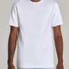 Men American Tall Tees + Tanks | Lj&S Heavyweight Relaxed-Fit Tall Tee In White