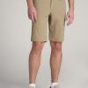 Men American Tall Shorts | Hiking Shorts For Tall Men In Tan