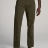 Men American Tall Pants + Chinos | J1 Straight Leg Five-Pocket Pants For Tall Men In Camo Green