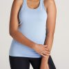 Women American Tall Tees, Tanks + Bodysuits | Racerback Tank Top In Extra-Long Women'S Tanks Cloud Blue