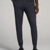 Men American Tall Athletic Pants | A.T. Performance Engineered Joggers For Tall Men In Charcoal Mix