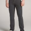 Men American Tall Jeans | J1 Straight Leg Jeans For Tall Men In Grey Grey Denim