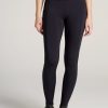 Women American Tall Athletic Pants | Reflex Legging For Tall Women In Black