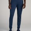 Men American Tall Athletic Pants | A.T. Performance Engineered Joggers For Tall Men In Navy Mix