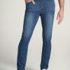 Men American Tall Jeans | Carman Tapered Jeans For Tall Men In Classic Blue