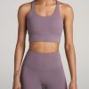 Women American Tall Sports Bras | Women'S Balance Crisscross Tall Sports Bra In Smoked Mauve