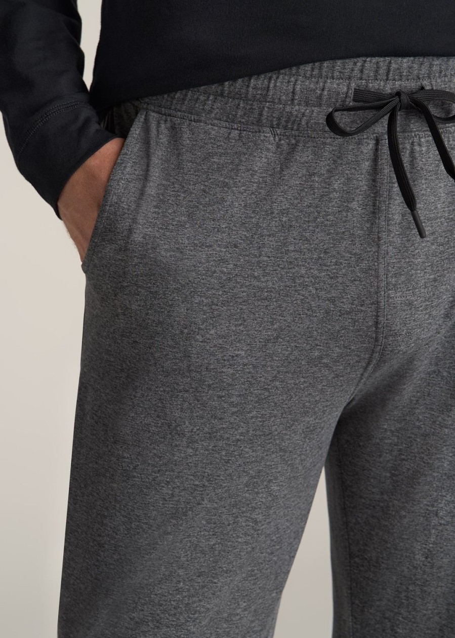 Men American Tall Athletic Pants | Weekender Stretch Men'S Tall Lounge Pant In Charcoal Mix