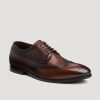 Men American Tall | Men'S Leather Brogue Oxford Size 13 To 16 In Tan Brown