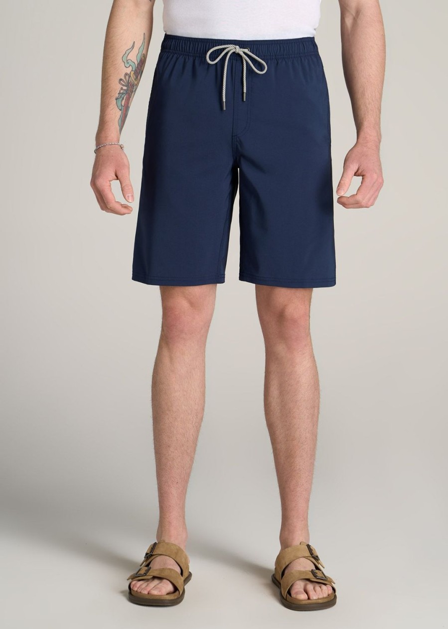 Men American Tall Shorts | Swim Trunks - Tall Men'S Shorts In Navy