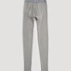 Men American Tall Underwear | Lj&S Long Thermal Underwear In Bottoms For Tall Men Grey Mix