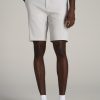 Men American Tall Shorts | Linen Shorts For Tall Men In Vapor Grey