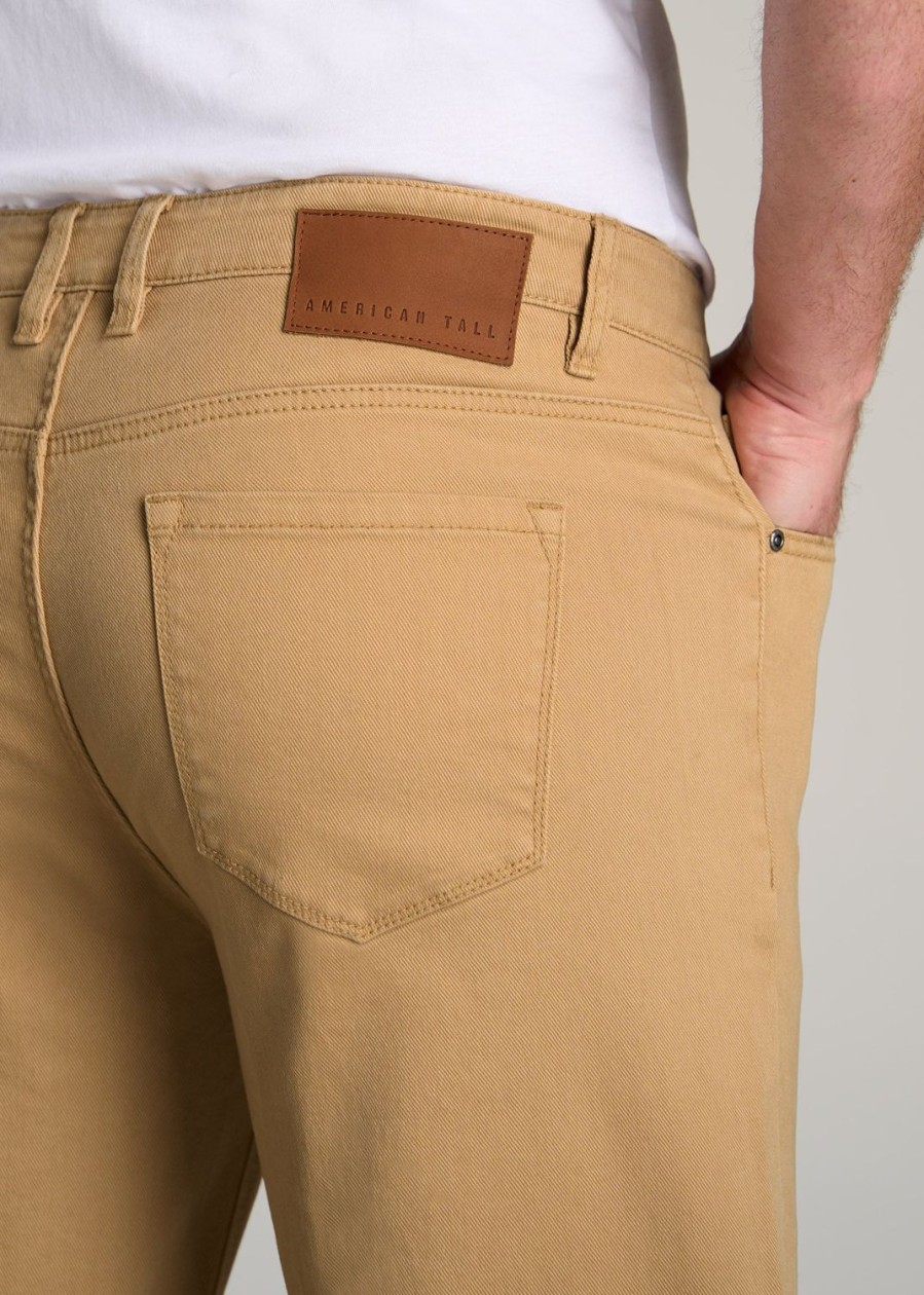 Men American Tall Jeans | J1 Straight Leg Jeans For Tall Men In Desert Sand