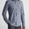 Men American Tall Button Shirts | Tall Men'S Ultra Lightweight Snap-Front Shirt In Midnight Canyon