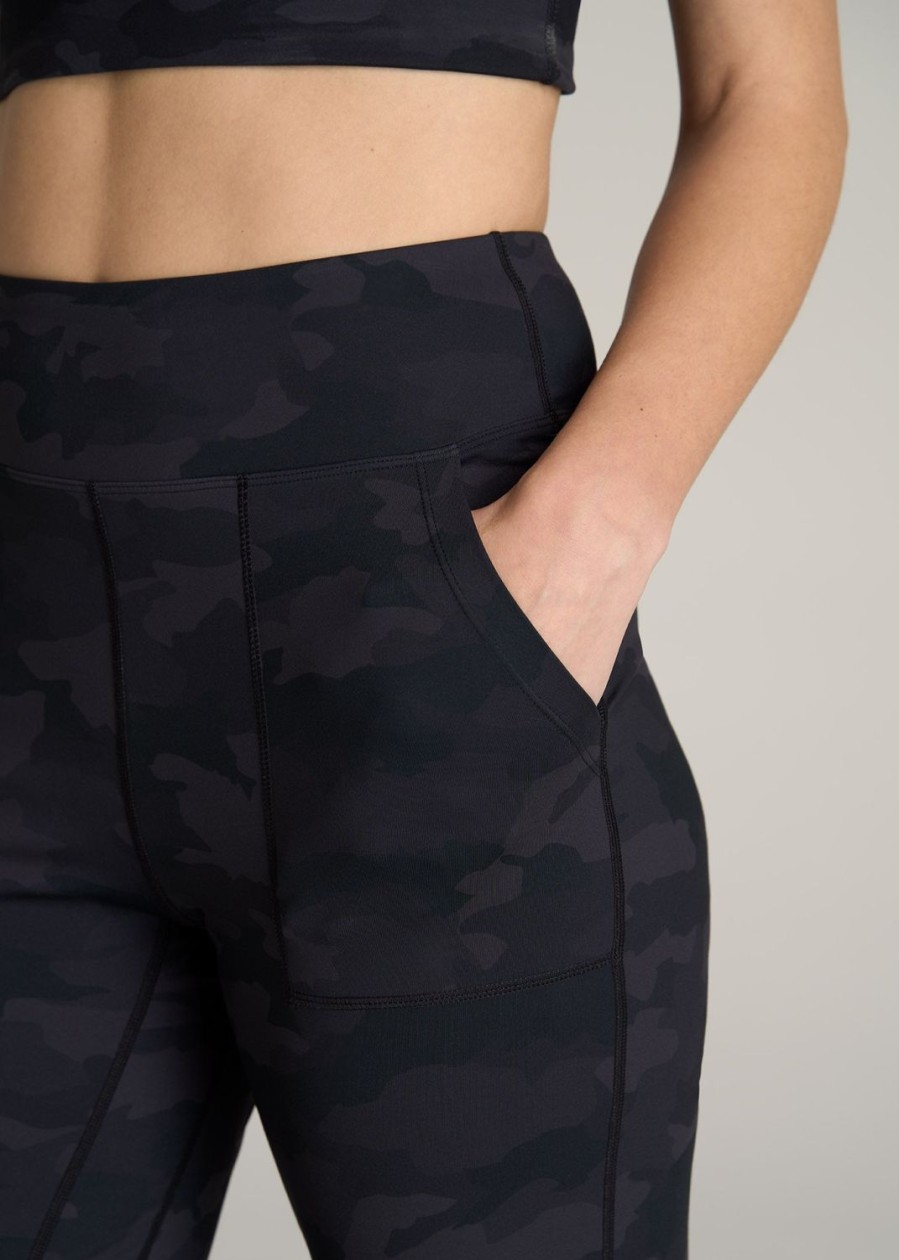 Women American Tall Athletic Pants | Balance Pocket Joggers For Tall Women In Grey Camo