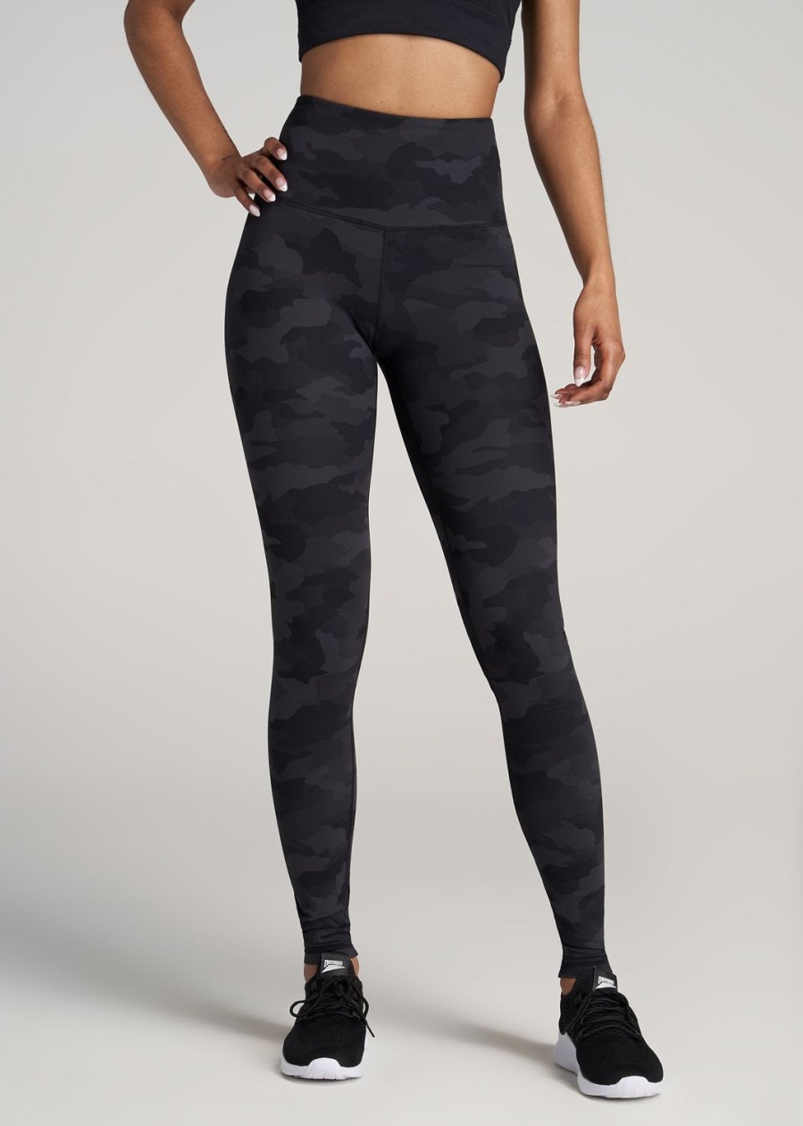 Women American Tall Athletic Pants | Balance Ultra High-Rise Leggings For Tall Women In Grey Camo