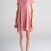 Women American Tall Dresses | Women'S Tall Swing Dress In Coral Rose