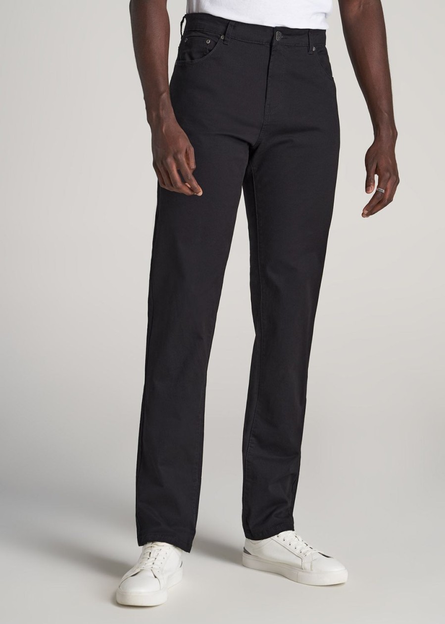 Men American Tall Pants + Chinos | J1 Straight Leg Five-Pocket Pants For Tall Men In Black