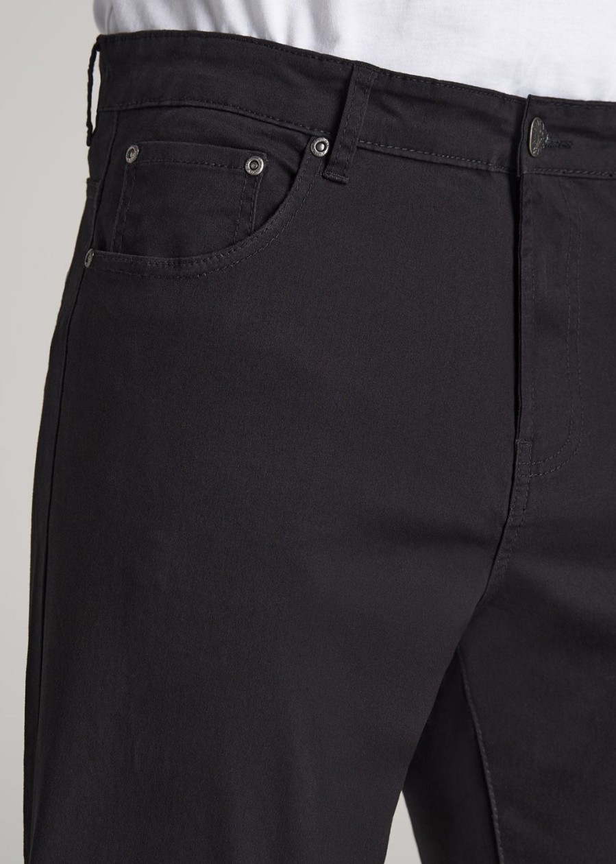 Men American Tall Pants + Chinos | J1 Straight Leg Five-Pocket Pants For Tall Men In Black