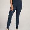 Women American Tall Athletic Pants | Women'S Tall Cotton Leggings In Bright Navy