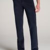 Men American Tall Pants + Chinos | Straight-Leg Stretch Corduroy Pants For Tall Men In Evening Blue