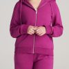 Women American Tall Hoodies + Sweatshirts | Wearever Fleece Full-Zip Women'S Tall Hoodie In Pink Orchid