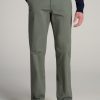 Men American Tall Pants + Chinos | Mason Semi-Relaxed Chinos In Pants For Tall Men Wreath Green