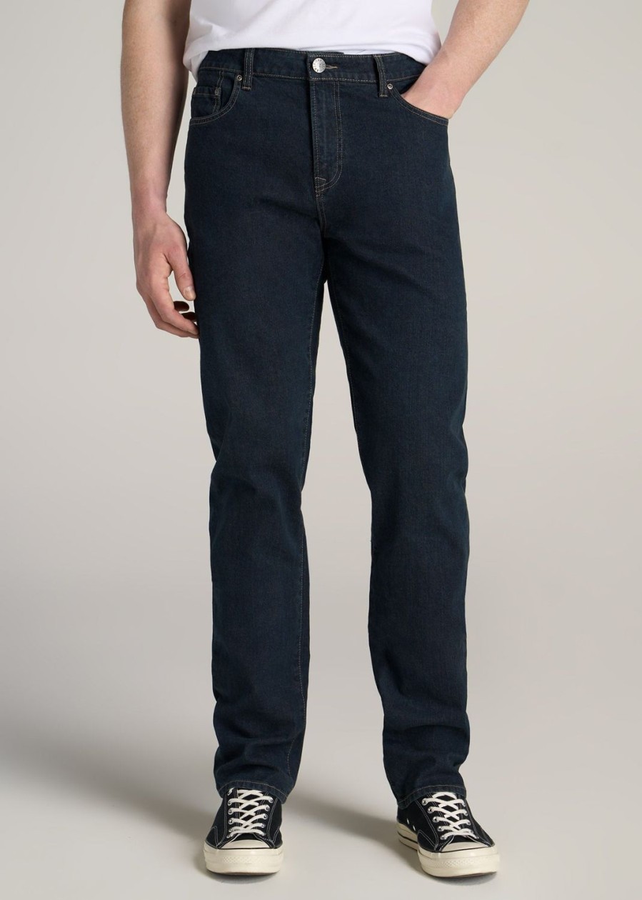 Men American Tall Jeans | J1 Straight Leg Jeans For Tall Men In Dark Rinse