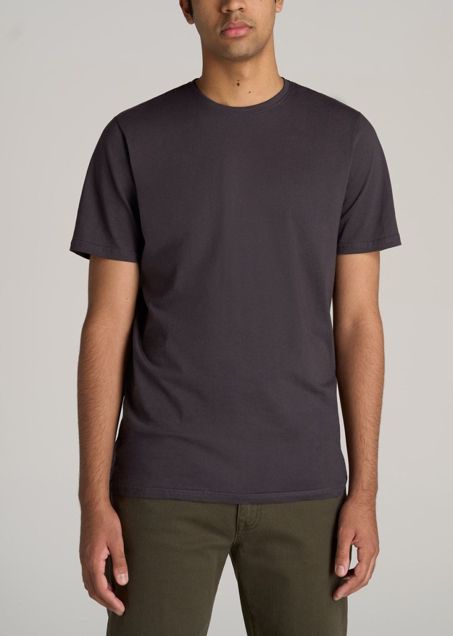 Men American Tall Tees + Tanks | The Everyday Regular-Fit Crewneck Tall Men'S T-Shirt In Charcoal