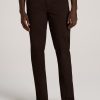 Men American Tall Pants + Chinos | Carman Tapered Chinos In Pants For Tall Men Chocolate