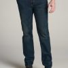 Men American Tall Jeans | Lj&S Straight Leg Jeans For Tall Men In Mechanic Blue