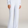 Women American Tall Athletic Pants | Women'S Ribbed Flare Extra-Long Lounge Pants In Bluebird Mix