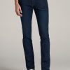 Men American Tall Jeans | Carman Tapered Jeans For Tall Men In Blue-Steel Blue Steel