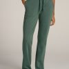 Women American Tall Athletic Pants | Wearever Fleece Open-Bottom Sweatpants For Tall Women In Fresh Sage