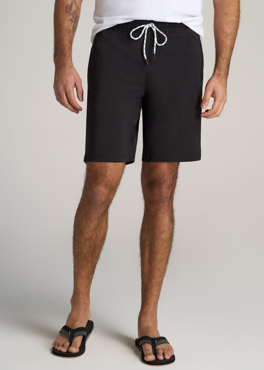 Men American Tall Shorts | Swim Shorts For Tall Men In Black