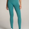 Women American Tall Athletic Pants | Movement High Rise Cheeky Leggings For Tall Women In Light Teal