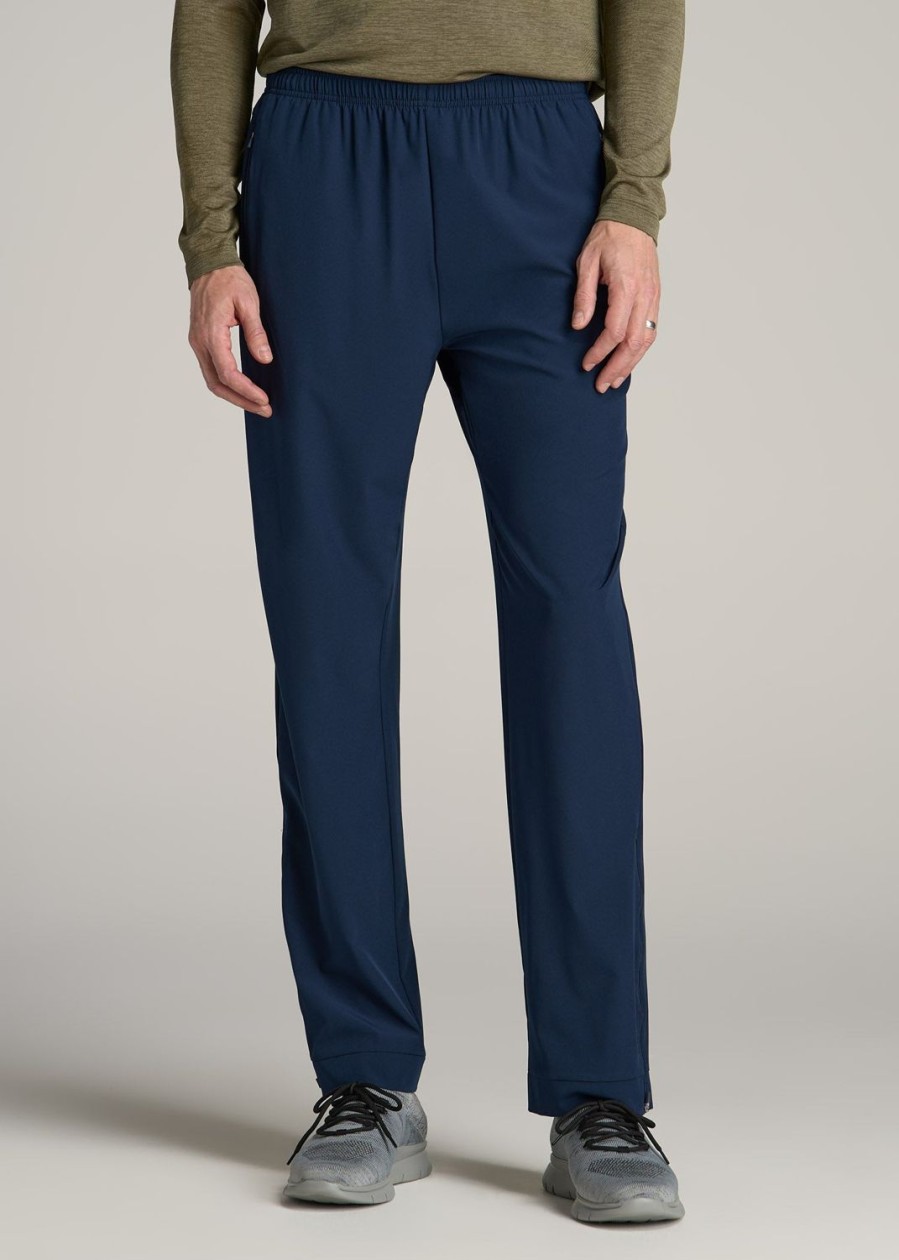 Men American Tall Athletic Pants | Relaxed Fit Lightweight Athletic Pants For Tall Men In Navy