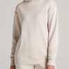 Women American Tall Hoodies + Sweatshirts | Wearever Fleece Relaxed Fit Women'S Tall Hoodie In Oatmeal Mix