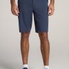 Men American Tall Shorts | Hybrid Shorts For Tall Men In Marine Navy Mix